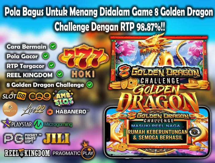 Kemenangan Besar di Slot Gacor 8 Golden Dragon Challenge